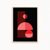 Defiant Girlfriend Abstract Geometric Modern Wall Art