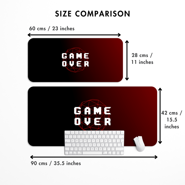 Game Over Desk Mat | Desk Pad | Mouse Pad