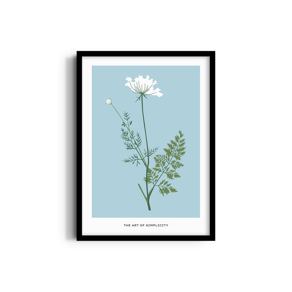 Foliage & Frames, Lily Botanical Modern Wall Art