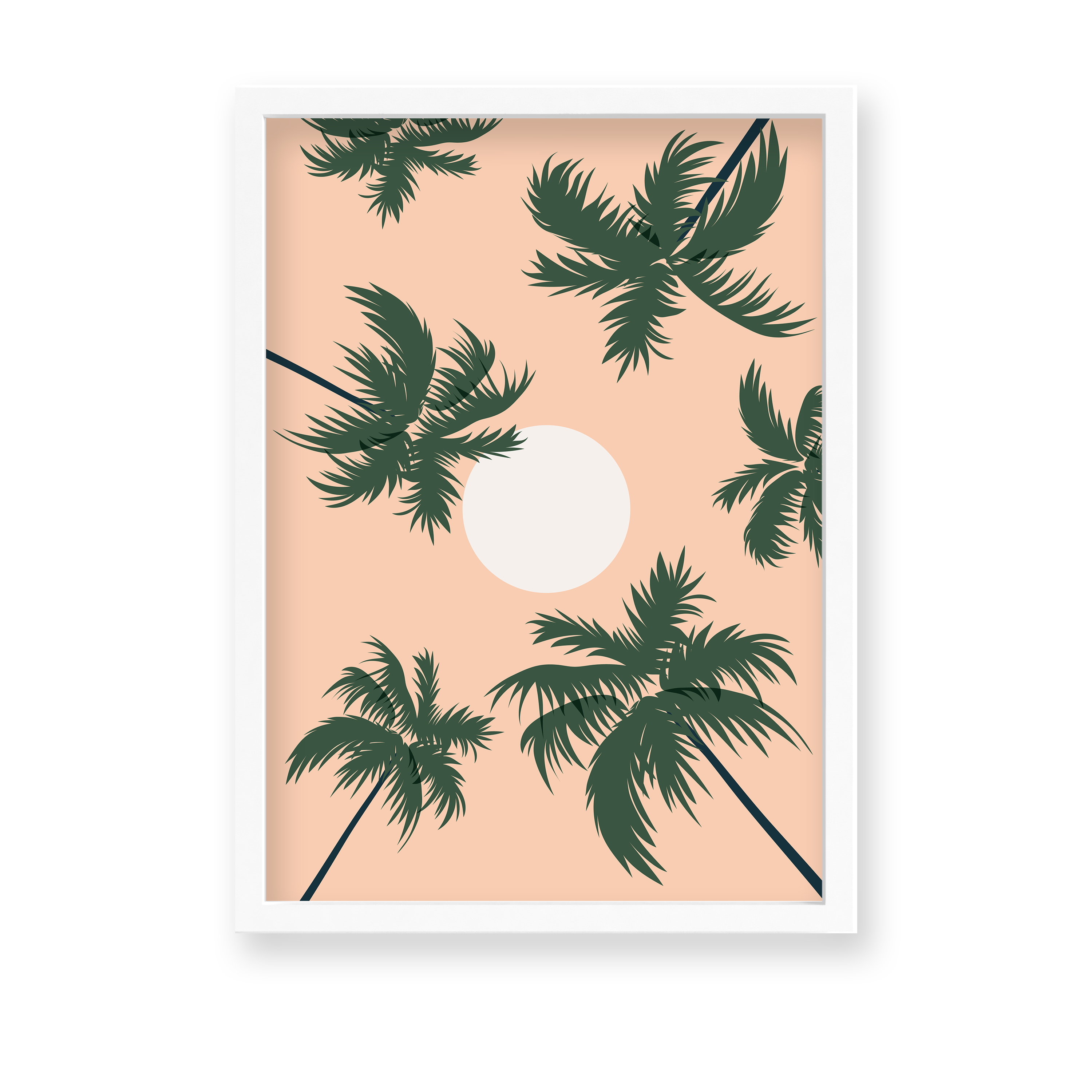 The Day We Met - Minimal Landscape Modern Wall Art