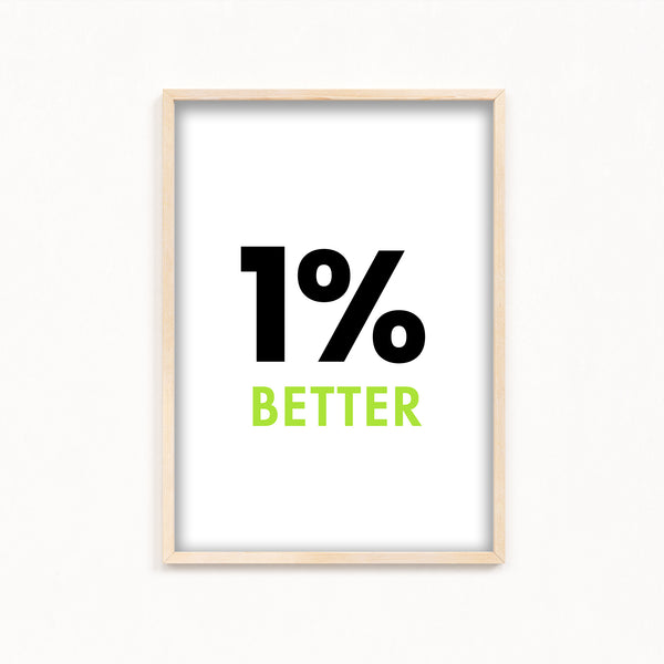 1% better Poster