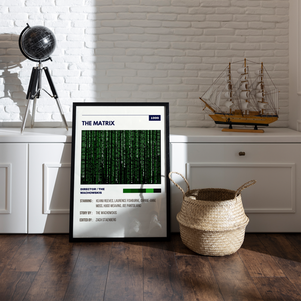 The Matrix Retro Wall Art