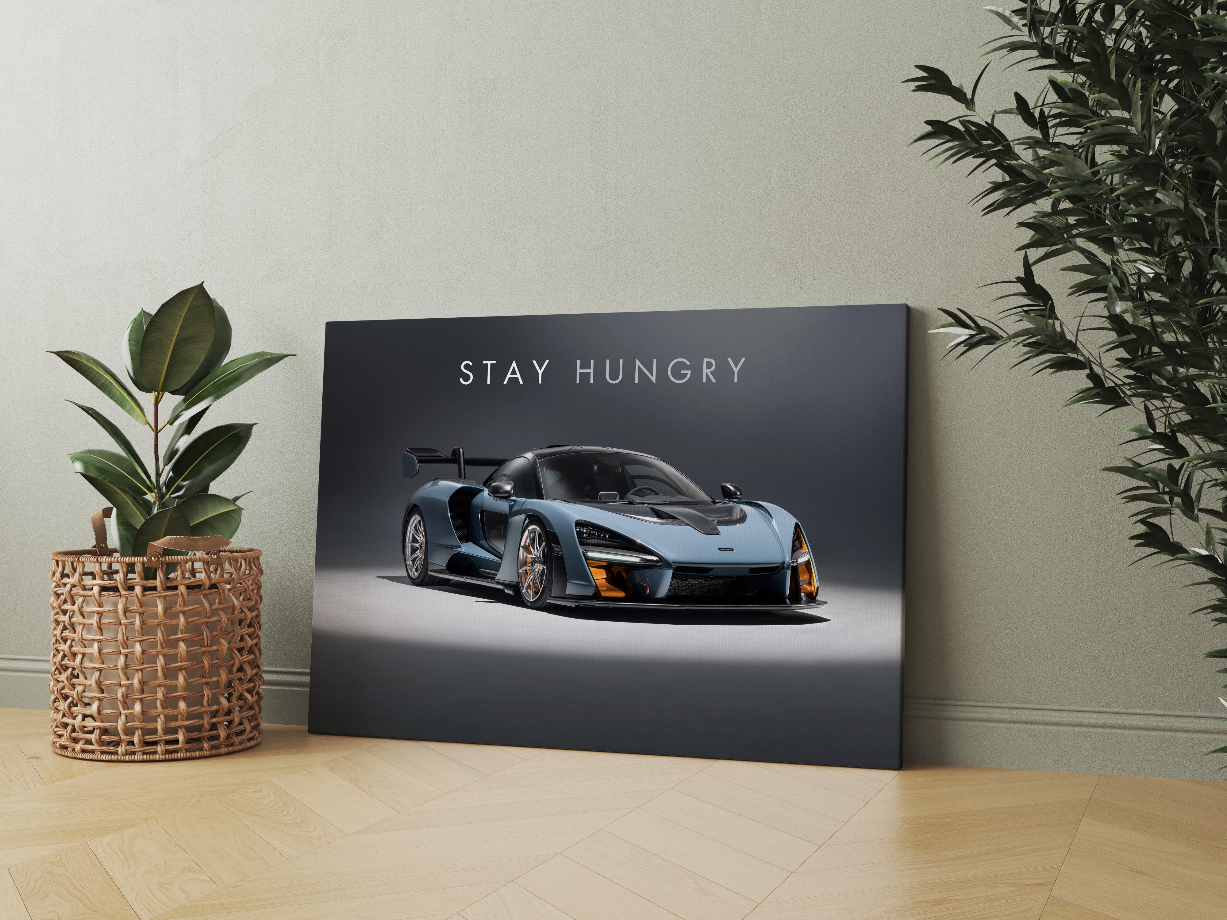 Stay Hungry - McLaren Senna Super Car Wall Poster