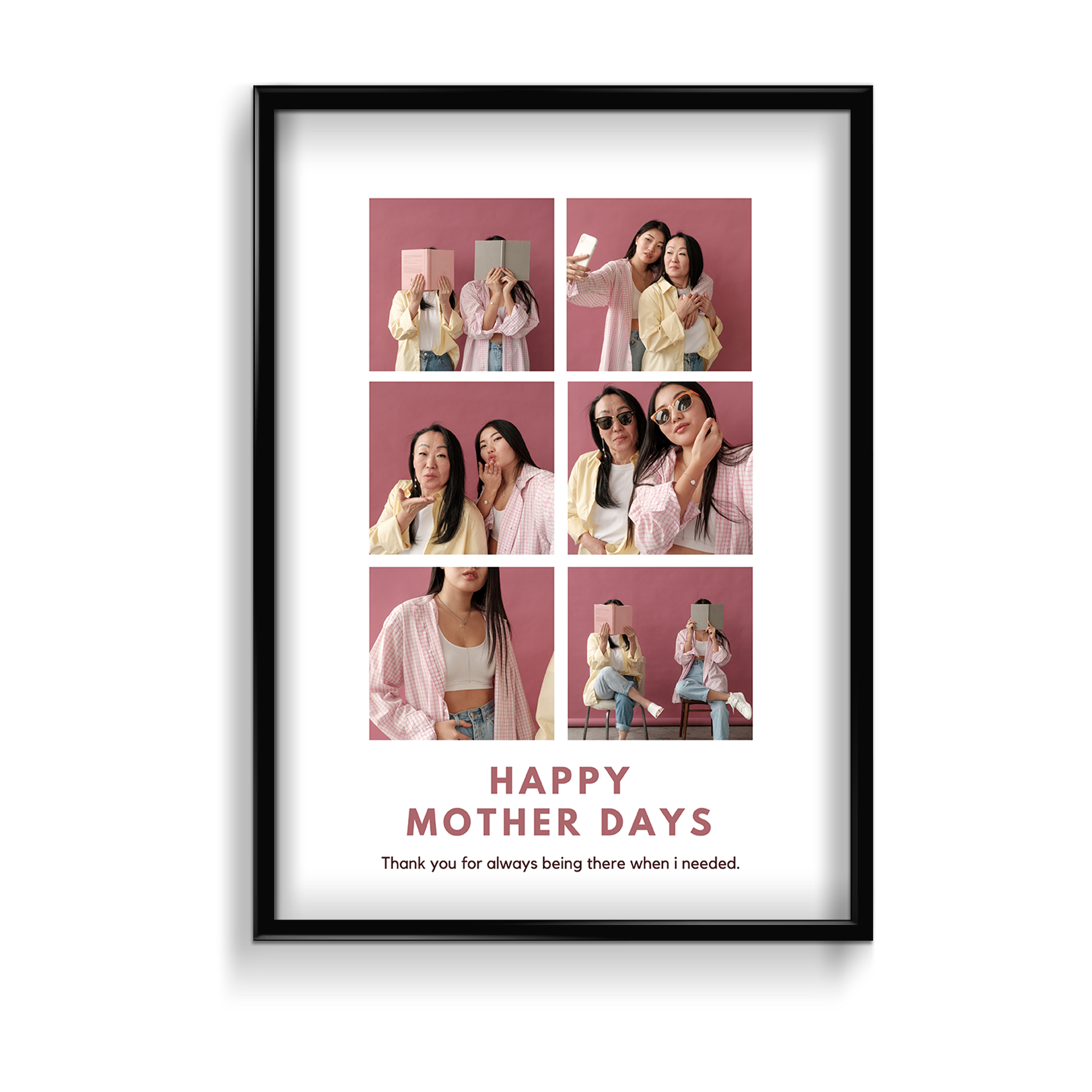 Special day 6 Image Custom Collage Wall Art
