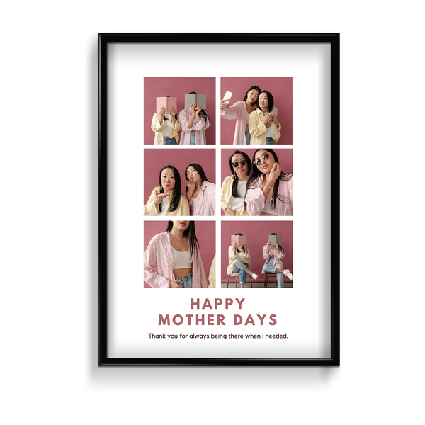 Special day 6 Image Custom Collage Wall Art