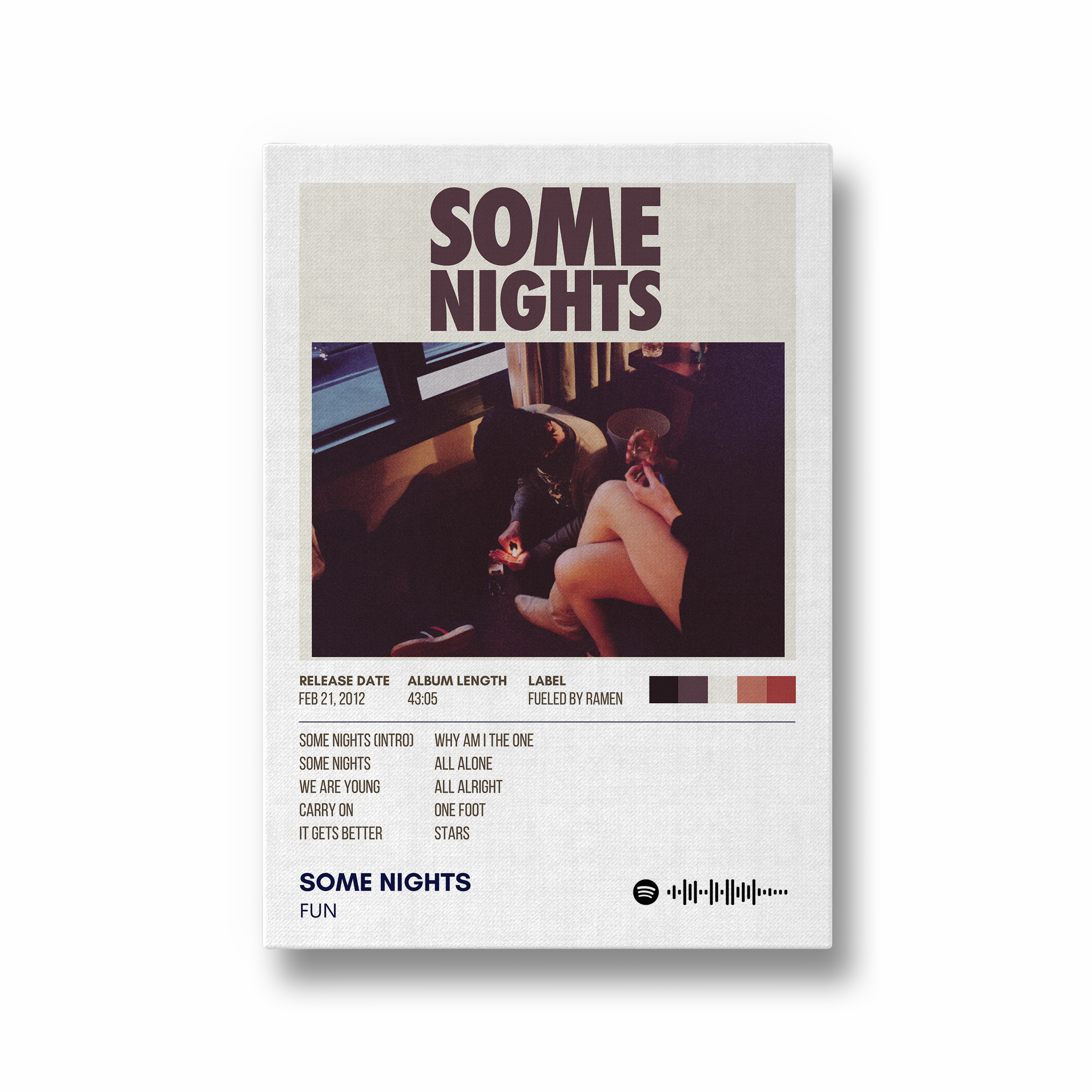 Some Nights by Fun Music Album Poster