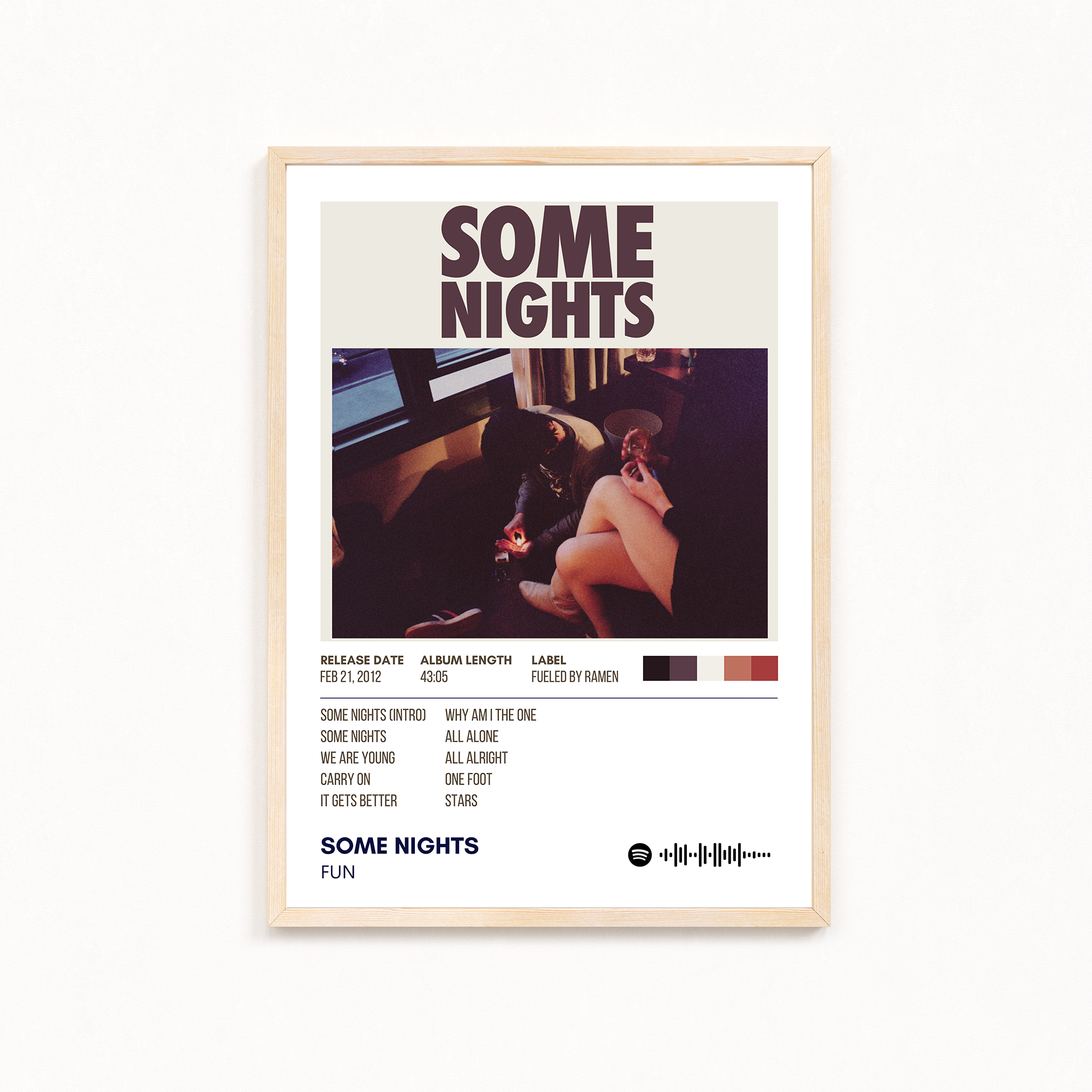 Some Nights by Fun Music Album Poster