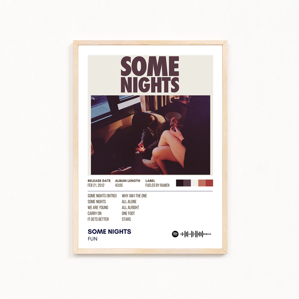 Some Nights by Fun Music Album Poster