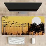 Golden Flock Desk Mat | Desk Pad | Mouse Pad