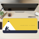 Knowledge is power Desk Mat | Desk Pad | Mouse Pad