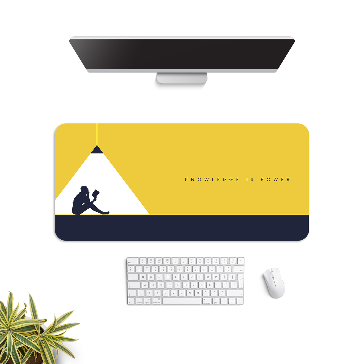 Knowledge is power Desk Mat | Desk Pad | Mouse Pad