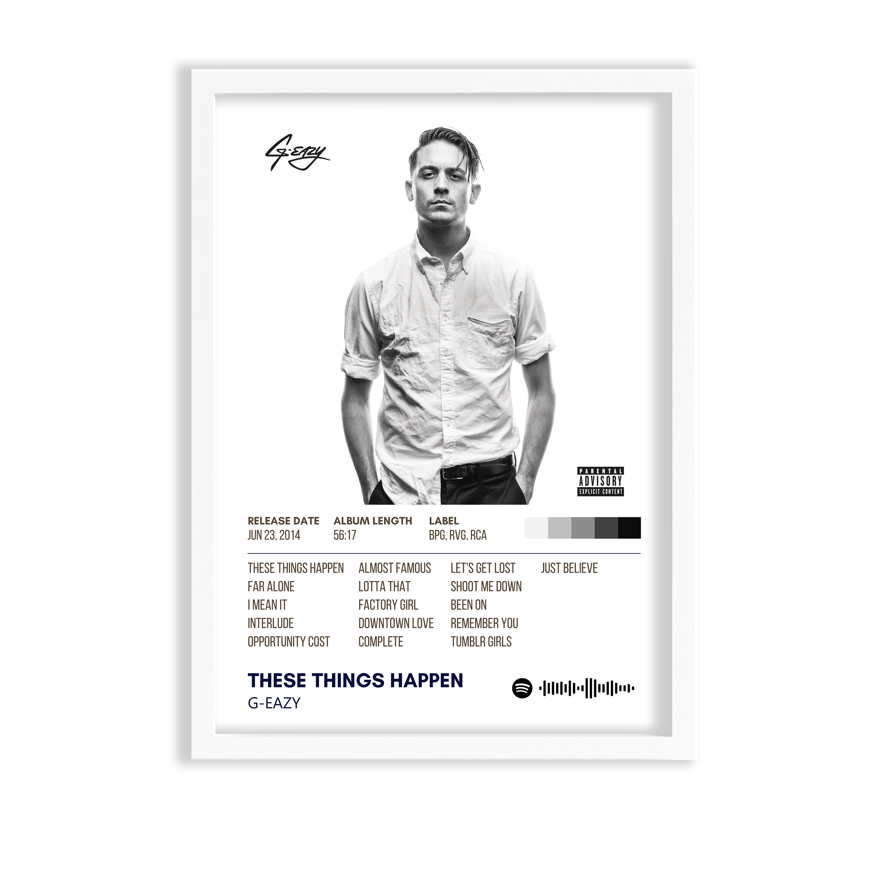These things happen by G-Eazy Music Album Poster