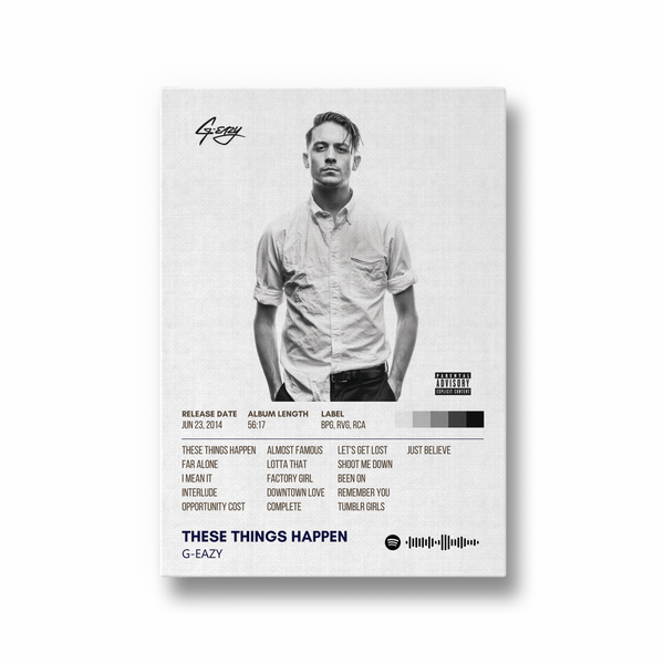 These things happen by G-Eazy Music Album Poster