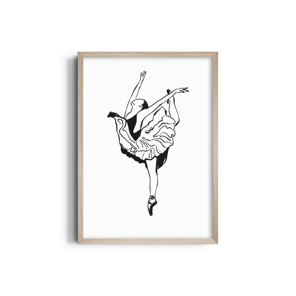 Poised in Motion Dancing Wall Art
