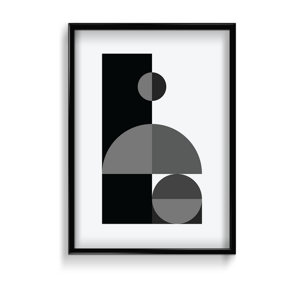 Fate Abstract Geometric Modern Wall Art