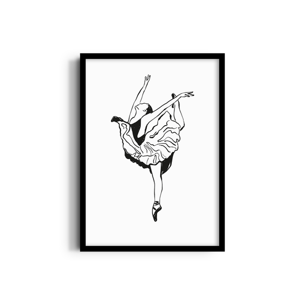 Poised in Motion Dancing Wall Art