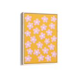 Primrose Coral Abstract Wall Art