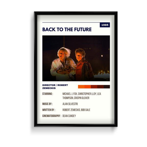 Back to the future Retro Wall Art