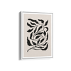Feuilles on Beige Simplicity Wall Art