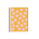 Primrose Coral Abstract Wall Art
