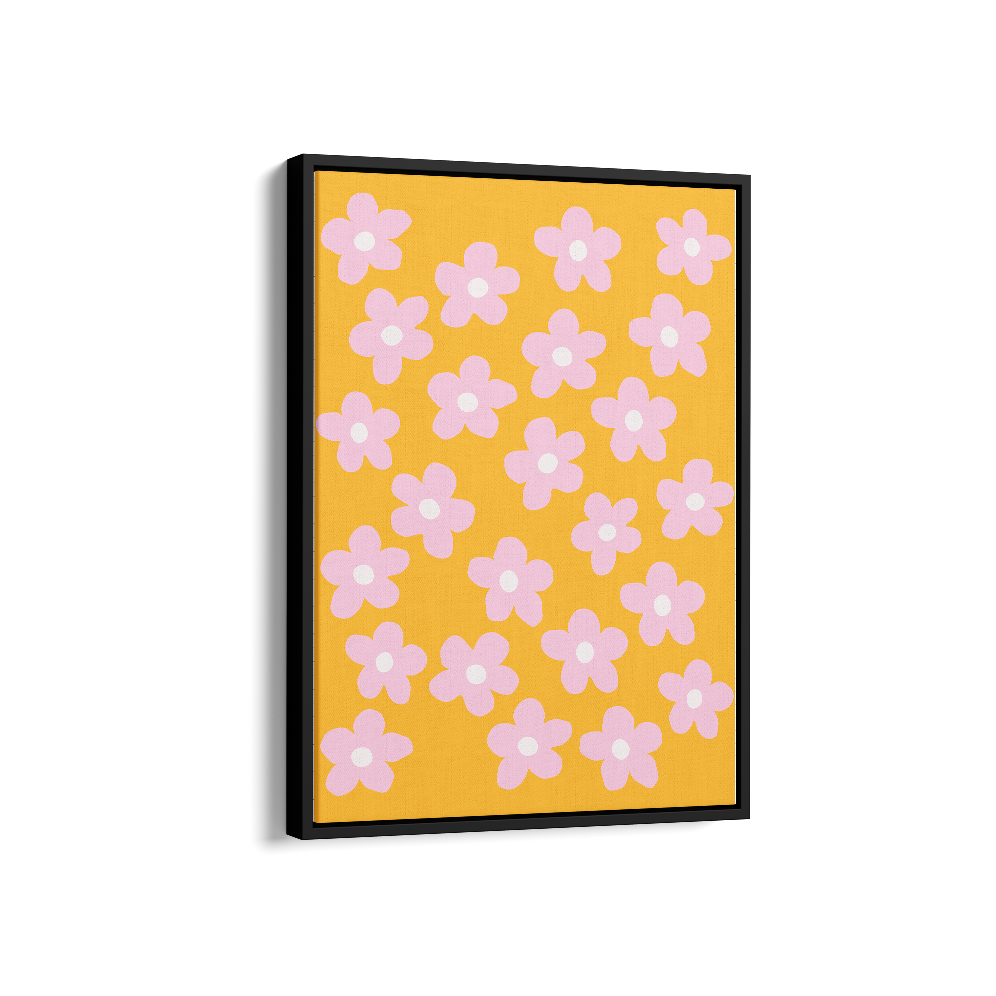 Primrose Coral Abstract Wall Art