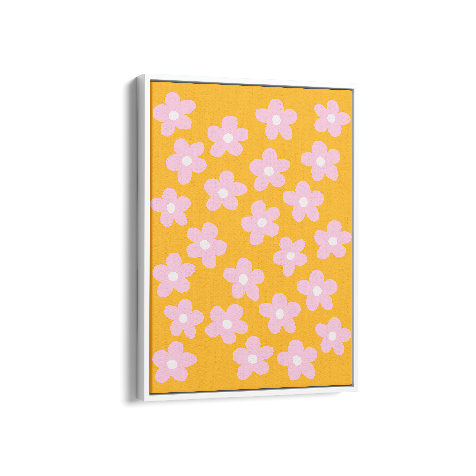 Primrose Coral Abstract Wall Art