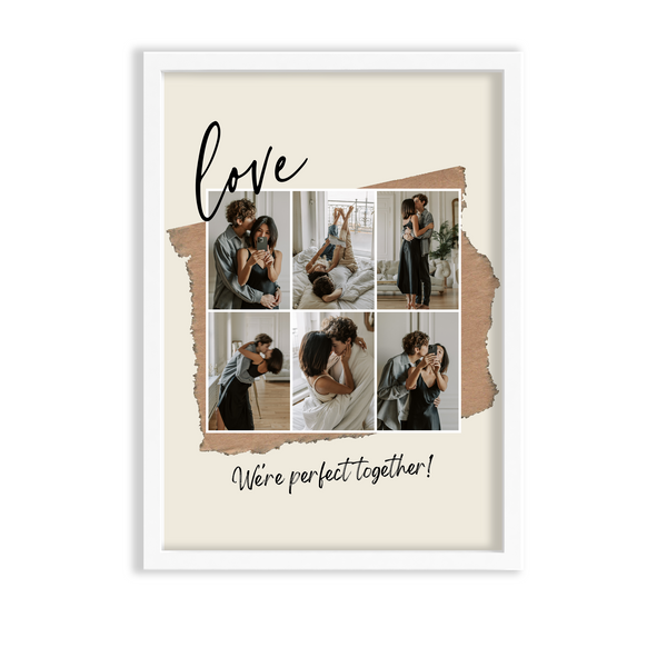 Love 6 Image Custom Collage Wall Art