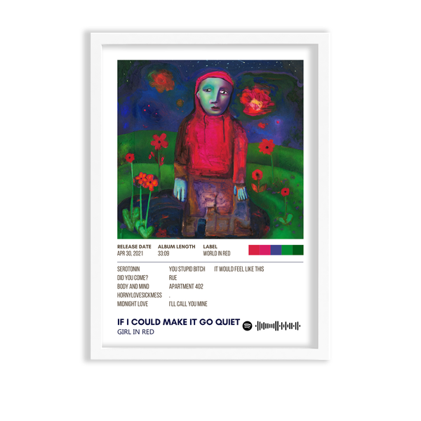 If i could make it go quiet by Girl in red Music Album Poster