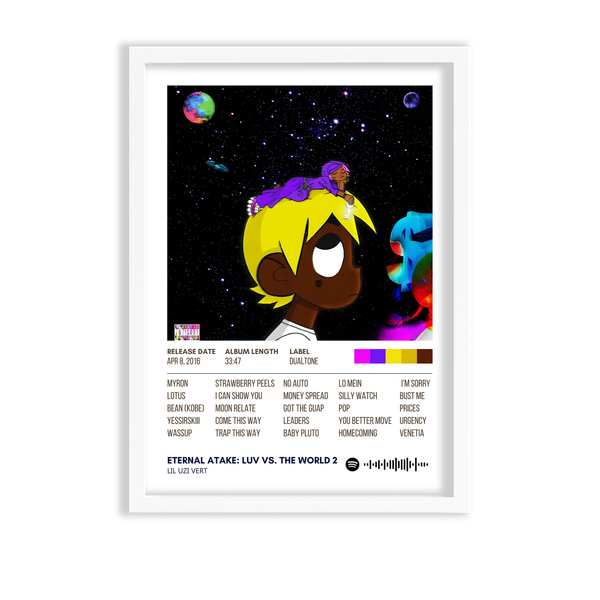 Eternal Atake: Luv vs The World 2 by Lil Uzi Vert Music Album Poster