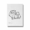 Vintage Car Modern Line Wall Art
