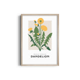 Dandelion Botanical Modern Wall Art