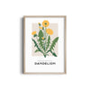 Dandelion Botanical Modern Wall Art