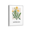 Dandelion Botanical Modern Wall Art