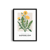 Dandelion Botanical Modern Wall Art