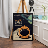 Life in the space Wall Art
