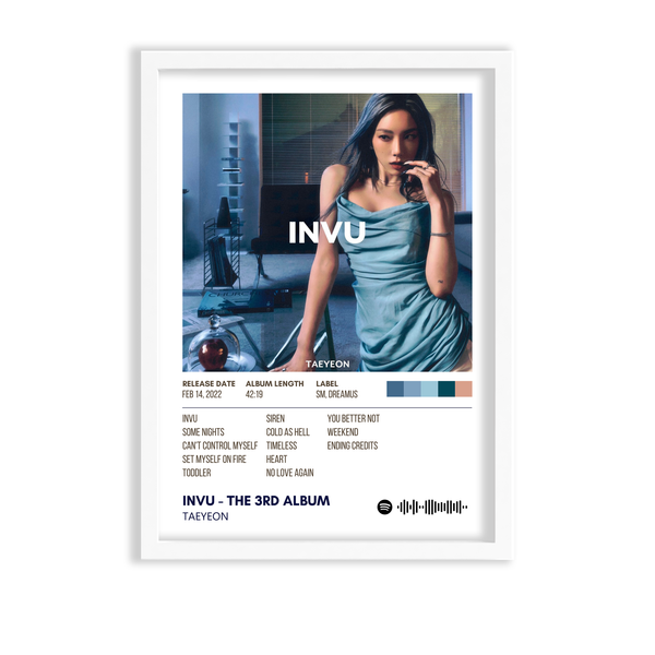 Invu - The 3rd Album by Taeyeon Music Album Poster