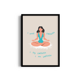 I am Enough Journey Wall Art