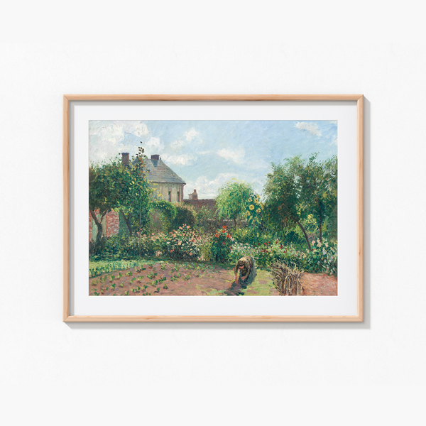 The Artist's Garden at Eragny (1898) by Camille Pissarro