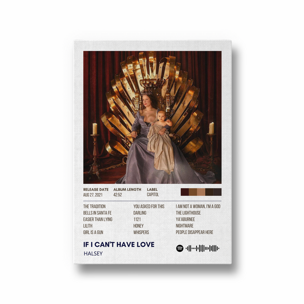If I can't have love by Halsey Album Poster