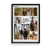 Happy Wedding 5 Image Custom Collage Wall Art