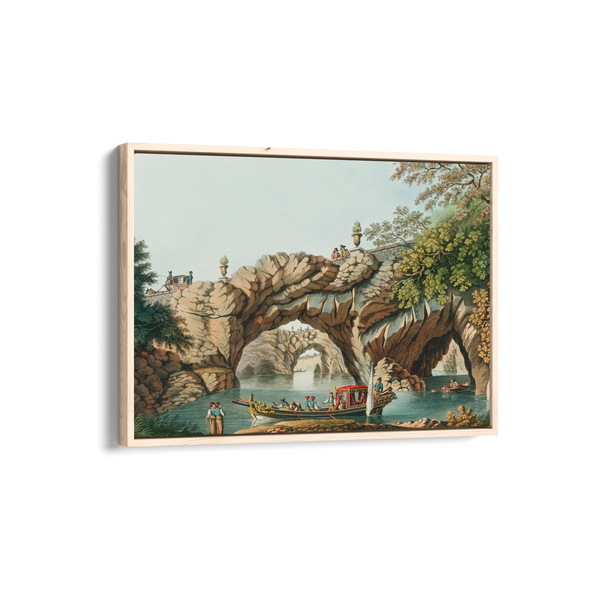 View at Villa Scabrosa illustrated by Luigi Mayer (1755-1803)