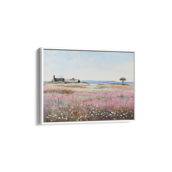 Pink Blooms and Country Charm Wall Art