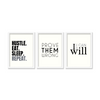 Set of 3 Quotes Wall Art