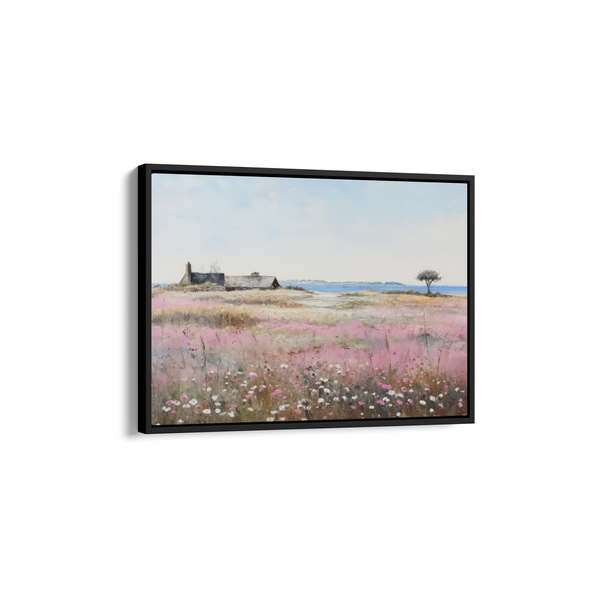 Pink Blooms and Country Charm Wall Art