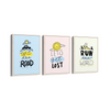 Set of 3 Travel Quotes Wall Art