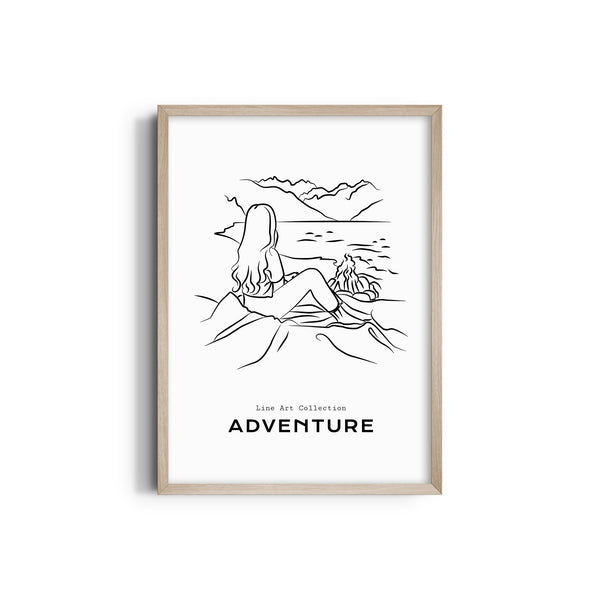 Bold Modern Line Wall Art