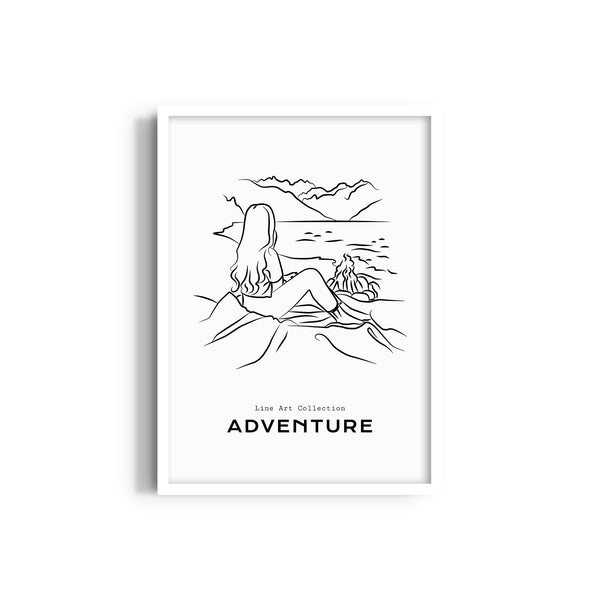 Bold Modern Line Wall Art