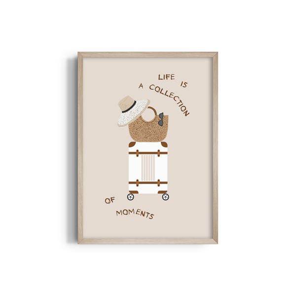 Life is a Collection of Moments Journey Wall Art