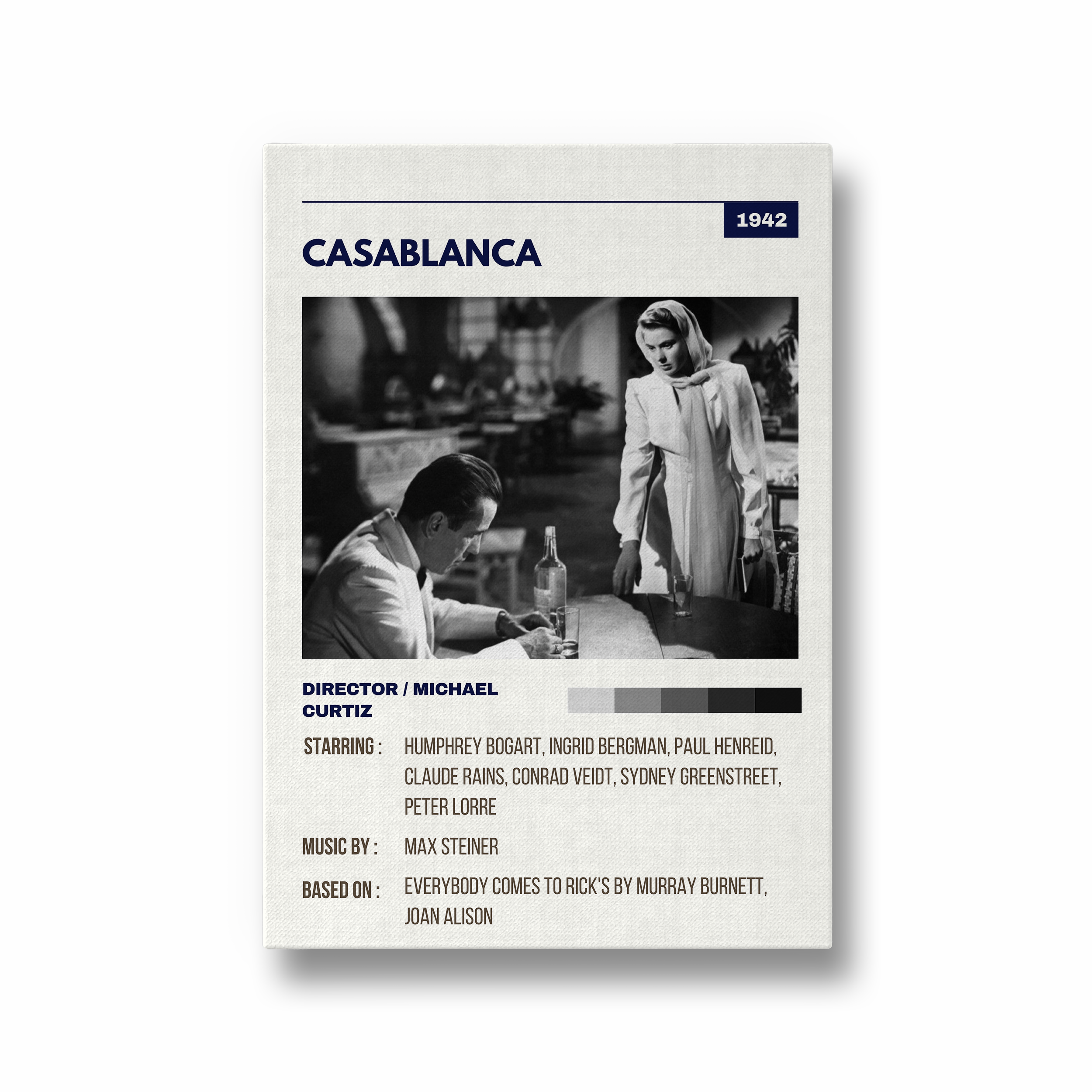 Casablanca Retro Wall Art
