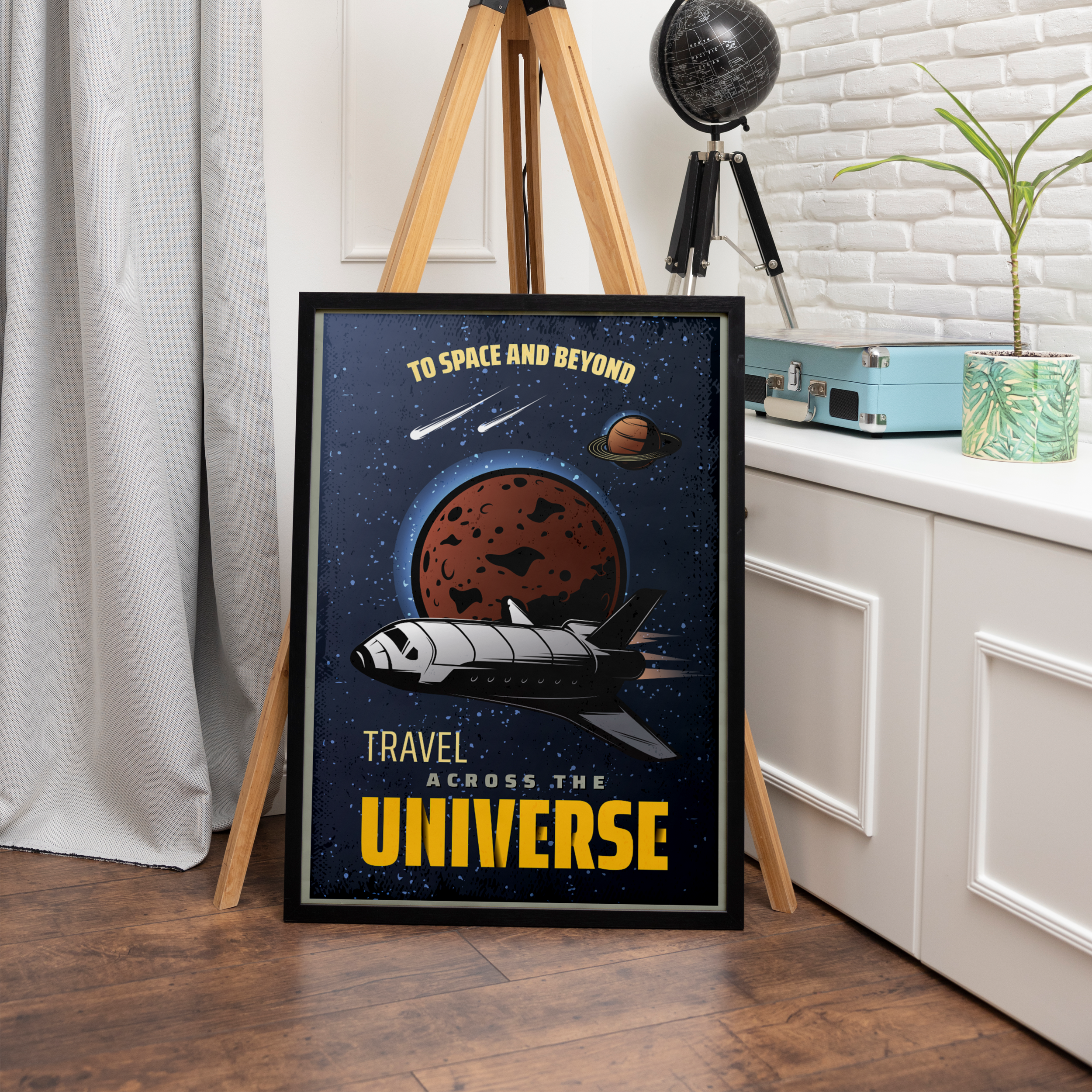 Travel across universe Wall Art